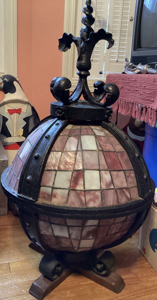 Carsonville Opera House - Leaded Glass Floor Lamp Made By Students At Carsonville Opera House From Dee (newer photo)